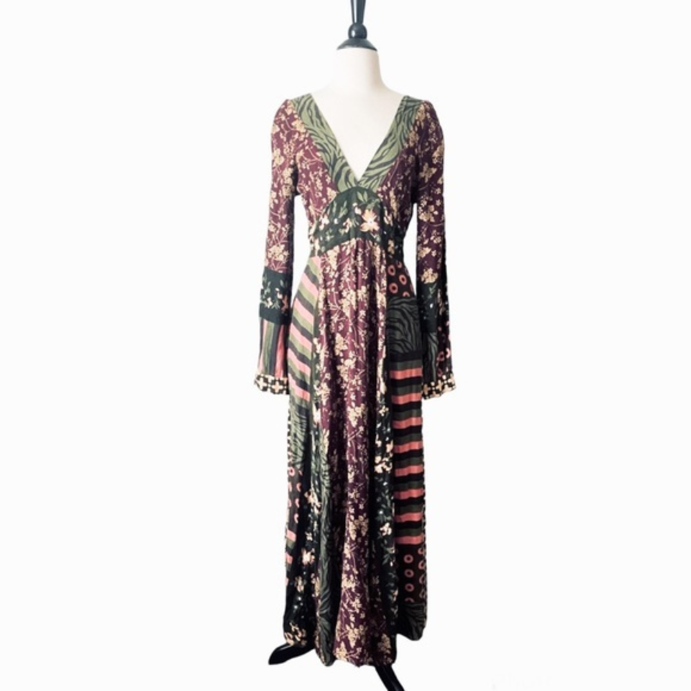 Z&L Europe Maxi Patchwork Dress Size‎ Large